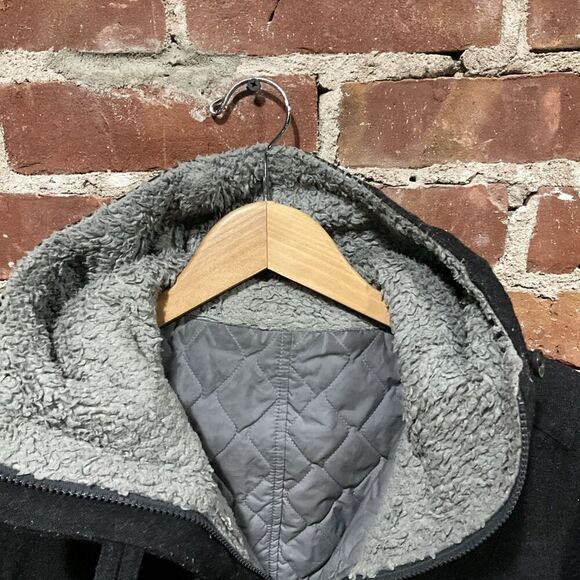 Patagonia Small Felted Jacket Merino Wool Blend Reversible Hood Style #27410 - Picture 2 of 5